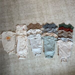 Assorted Baby Onesies 12m